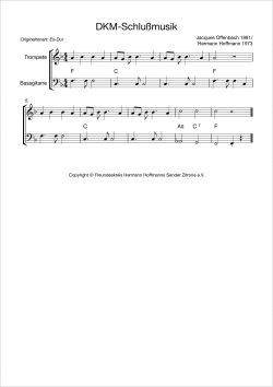 Notenblatt „DKM-Schlussmusik” (Kuhlo)