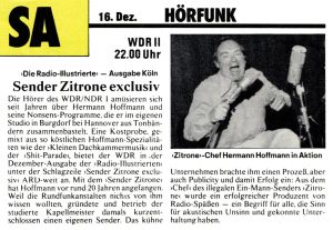 Ankündigung einer „Zitrone”-Sendung aus der HörZu (Kopie) Ankündigung einer „Zitrone”-Sendung aus der HörZu