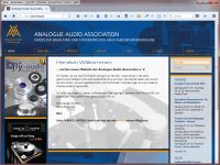 Homepage Analogue Audio Association e. V.