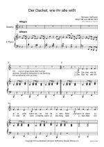 Notenblatt „Der Dackel, wie ihr alle wißt”