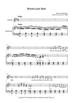 Notenblatt „Brikett aufs Bett”